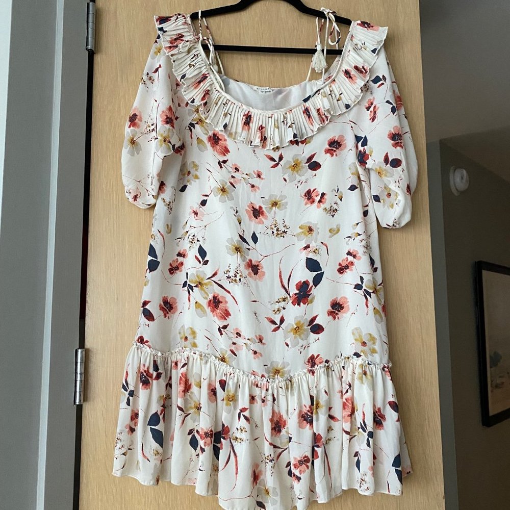 Floral off-the-shoulder dress